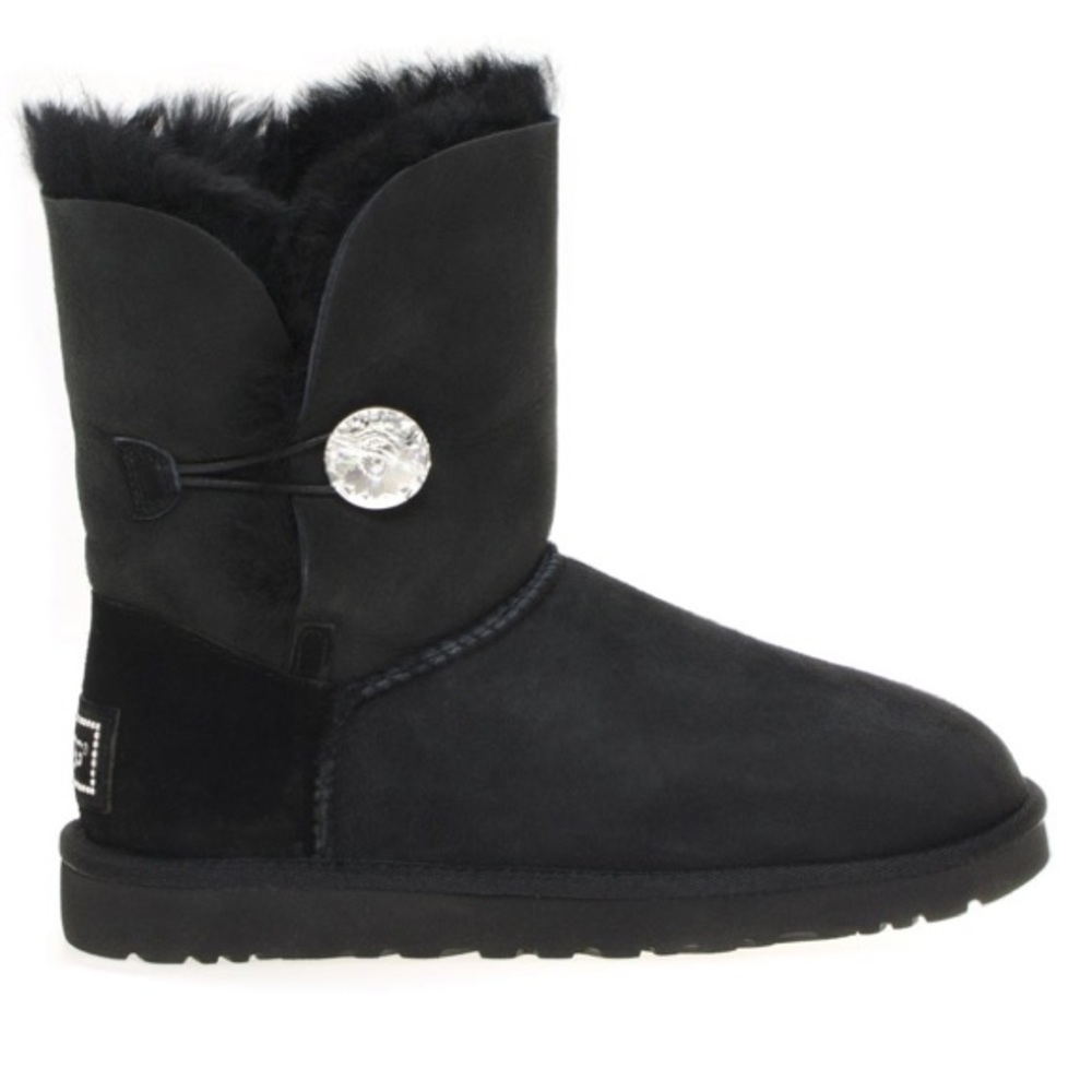 UGG Bailey Button Bling Black boot
